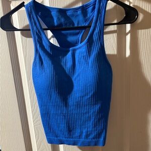 Lululemon Ebb To Street Cropped Tank in Poolside